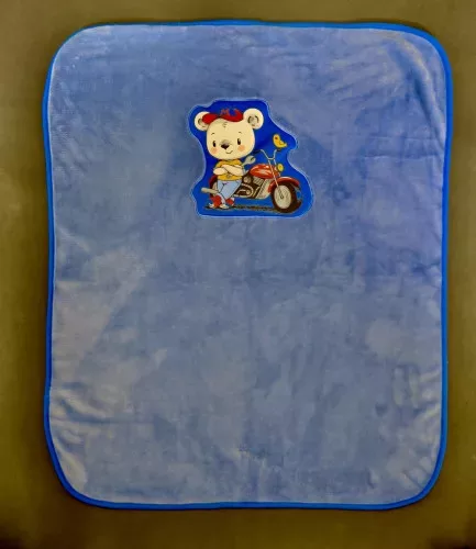 Baba takaró 70x90 KÉK/MACIS