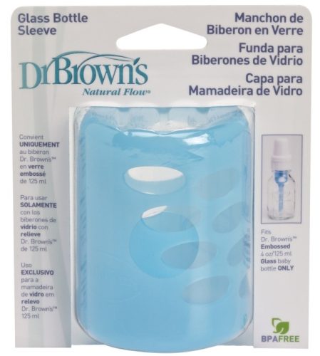 Dr. Browns Standard szilikonos védõháló 125ml üveg cumisüvegre kék|0072239008867