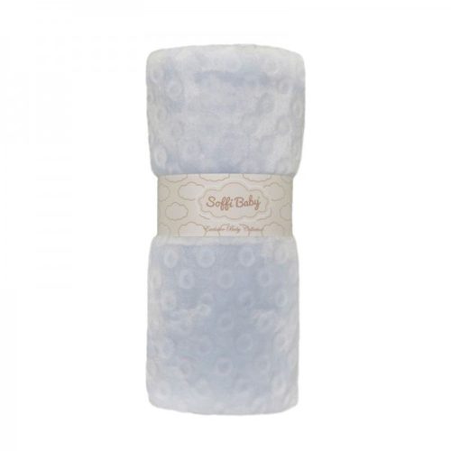 Soffi Baby takaró plüss dupla kék 75x100cm|5998476764265