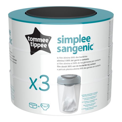 Tommee Tippee utántöltõ Sangenic Simplee 3 db-os|5010415703354