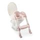 Thermobaby wc szûkítõ lépcsõs Kiddy Loo Rose poudre rózsaszín|3023191725313
