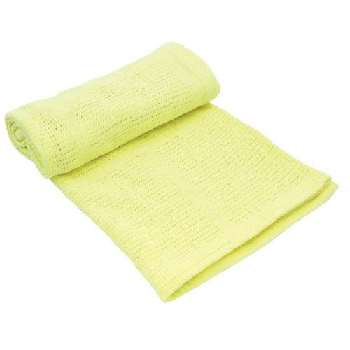 Kikkaboo takaró kötött aprómintás 70x100cm sárga|3807000241399