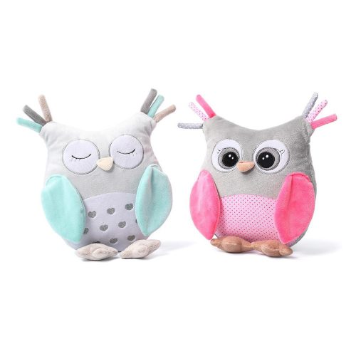 BabyOno csörgõ Sofia bagoly plüss 30cm két színben 441|5901435409473