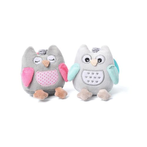 BabyOno játékfigura Sofia bagoly plüss rezgõ 21cm két színben 442|5901435409480