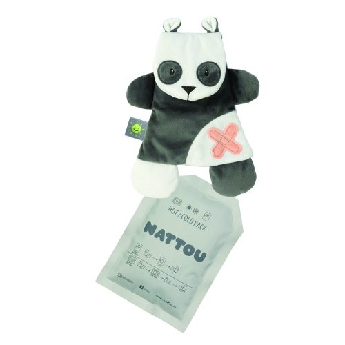 Nattou szundikendõ plüss hideg/meleg terápiás gélpárnával BuddieZzz panda|5414673730020