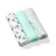 BabyOno textilpelenka színes 3db bambusz halványzöld 397/04|5901435409763