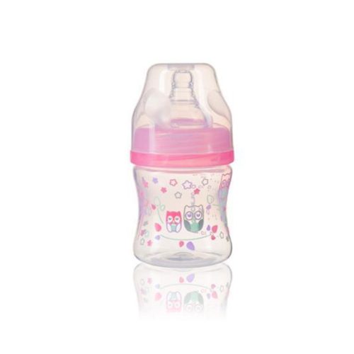 BabyOno cumisüveg mûa. szélesnyakú anticolic 120ml rózsaszín 402/02|5901435411018