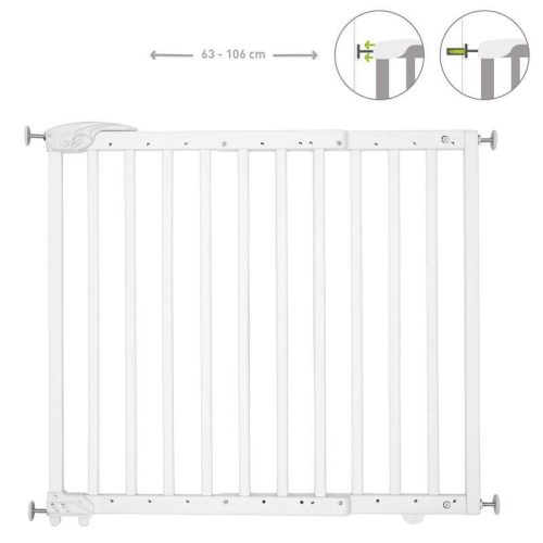 Badabulle ajtórács Deco Pop fa 63-106 cm fehér B025225|3661276164642