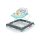 Fillikid bébikomp BG1632 szürke/menta cikkcakkos üléssel|9120094653751