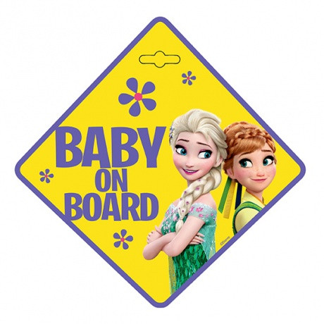 Seven Polska tábla baby on board Frozen|5902308596115