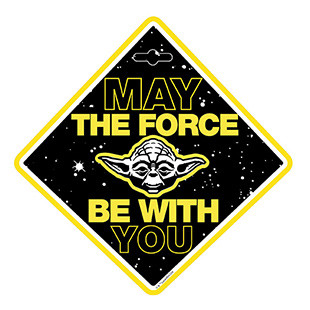 Seven Polska tábla baby on board Star Wars Yoda|5902308596238