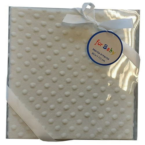Gamberritos takaró plüss buborékos anyagú 80x110cm bézs 9999|8432443574251