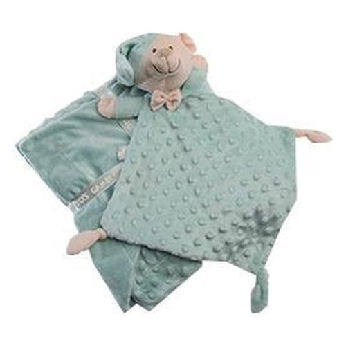 Gamberritos takaró - plüss buborékos anyagú 80x110cm plüss szundikendõvel maci zöld 10339|8432443609984