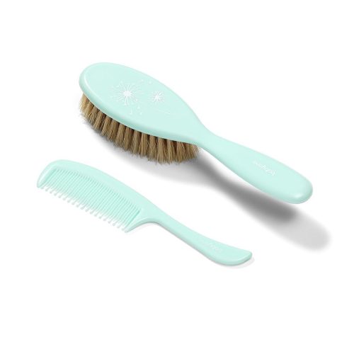 BabyOno fésû-kefe természetes sörtékkel türkiz 567/03|5901435411698