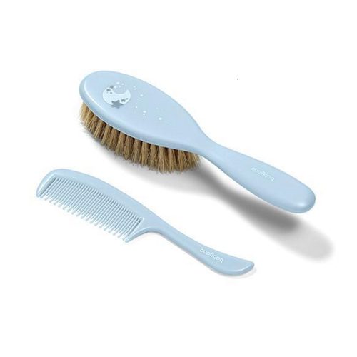 BabyOno fésû-kefe természetes sörtékkel kék 567/04|5901435411704