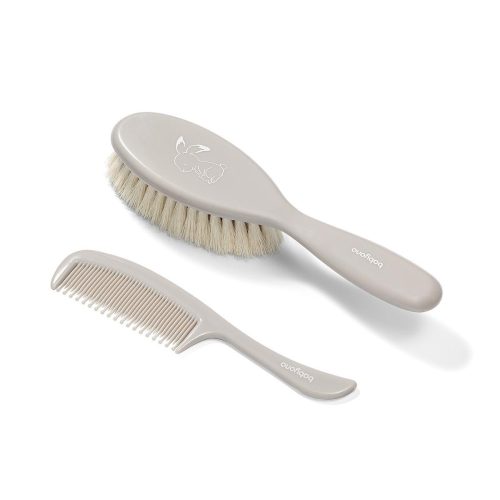 BabyOno fésû-kefe természetes szuperpuha sörtékkel szürke 568/03|5901435411711