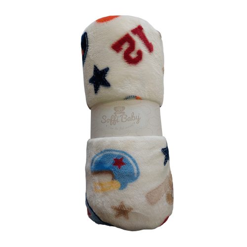 Soffi Baby takaró plüss dupla Sport 75x100cm|5998476728342