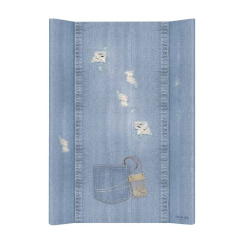 Ceba pelenkázó lap puha 2 oldalú 50x70cm Denim style shabby kék|5907672329963