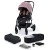 Kinderkraft babakocsi többfunkciós Evolution Cocoon 2in1 puha mózessel Mauvelous pink|5902533914678