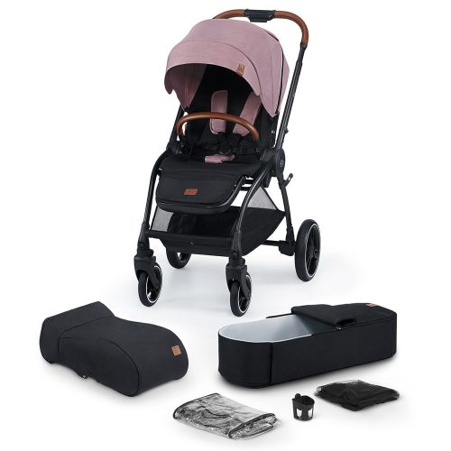 Kinderkraft babakocsi többfunkciós Evolution Cocoon 2in1 puha mózessel Mauvelous pink|5902533914678
