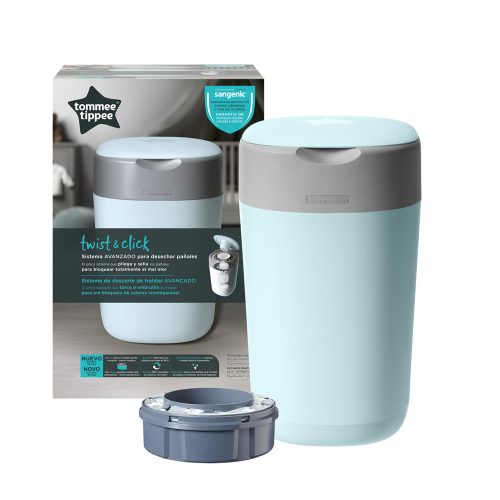 Tommee Tippee pelenkacsomagoló Twist and Click kék|5010415510037