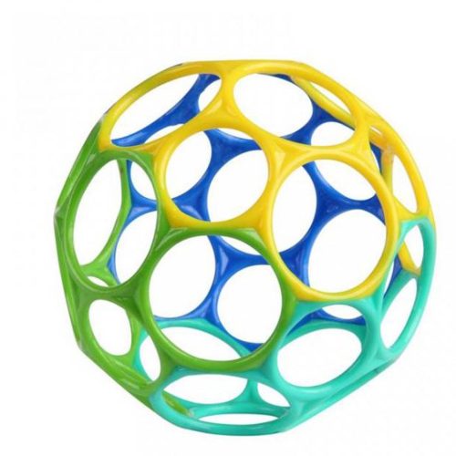 Bright Starts játék Oball Classic 10cm kékes/zöld 0hó 12288-6|0074451122888