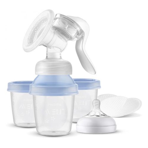 Philips AVENT mellszívó kézi Natural VIA pohárral|8710103944010