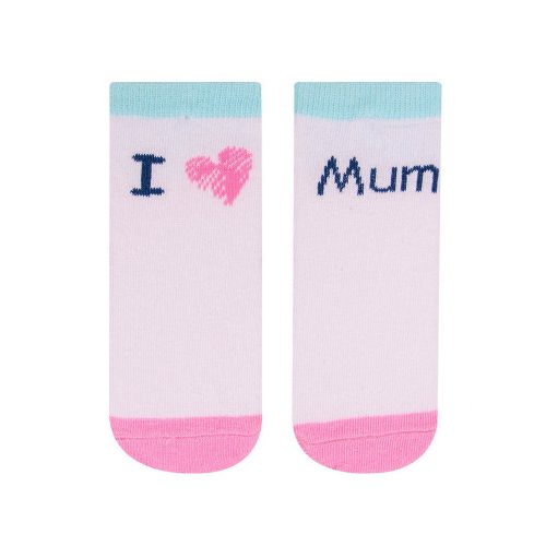 Scorpio Zokni pamut lány SK-31 20/22 I Love Mum|5996315137812