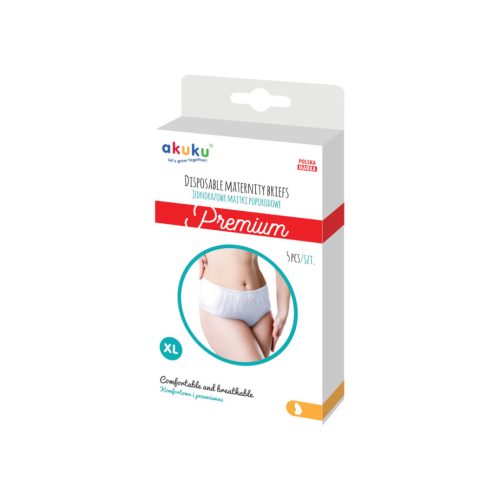 Akuku bugyi szülés utáni eldobható PREMIUM 5db XL|5907644005529