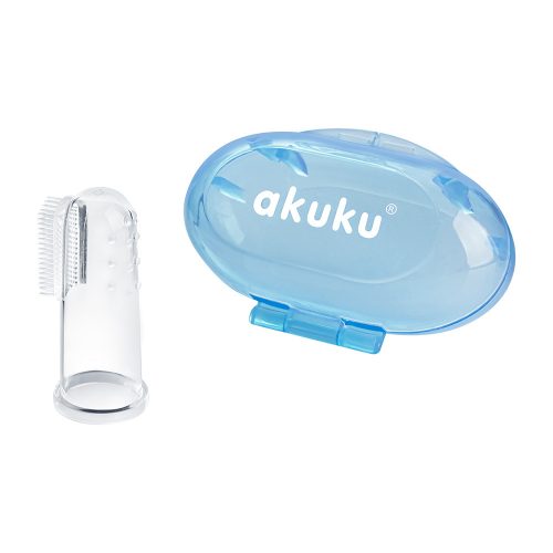 Akuku fogkefe és masszírozó  kék|5907644002634