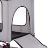 Fillikid utazóágy - Standard - kerekes melange szürke 4044-97|9120080983701
