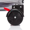 Fillikid utazóágy - Standard - kerekes melange szürke 4044-97|9120080983701