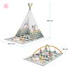 Kinderkraft játszószõnyeg  - Little Gardener játékhíddal sátorral|5902533918171