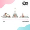 Kinderkraft játszószõnyeg  - Little Gardener játékhíddal sátorral|5902533918171