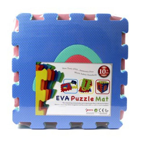 Szivacspuzzle szõnyeg zöldség/gyümölcs 8db|5996055255661