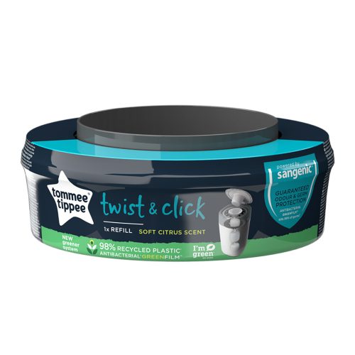 Tommee Tippee pelenkacsomagoló utántöltõ - Twist and Click és Sangenic TEC citrus 1 db|5010415510068