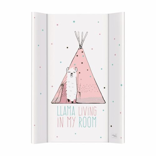 Ceba pelenkázó lap merev 2 oldalú 50x70cm COMFORT Lolly Polly láma|5907672335339