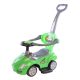 Baby Mix bébitaxi tolókarral 3az1-ben Mega Car zöld|5902216919112
