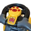 Baby Mix bébitaxi tolókarral 3az1-ben Mega Car zöld|5902216919112