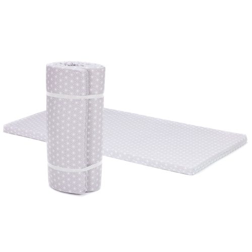 Fillikid utazóágy matrac - szürke geometriai 169-67|9120110469694