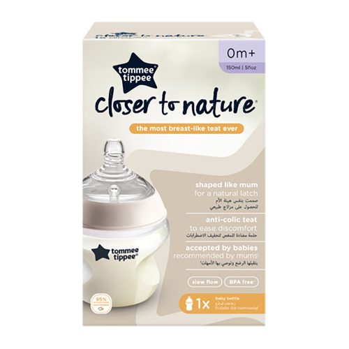 Tommee Tippee cumisüveg CTN 150 ml átlátszó|5010415224002