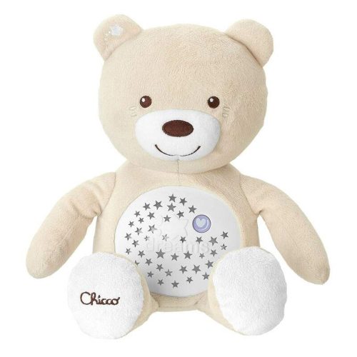 Chicco Baby Bear plüss maci projektorvetítö és éjszakai lámpa unisex|8058664106349