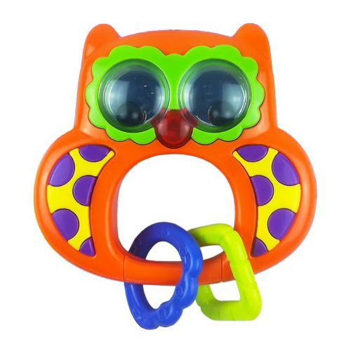 Baby Mix csörgõ bagoly narancssárga|5904378865948