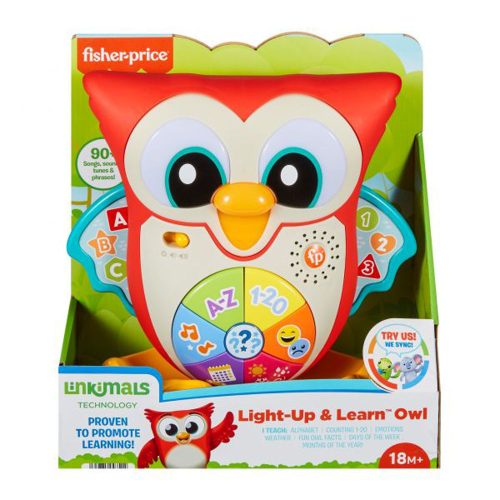 Fisher-Price Linkimals: Bölcs bagoly HJN60|0194735091508