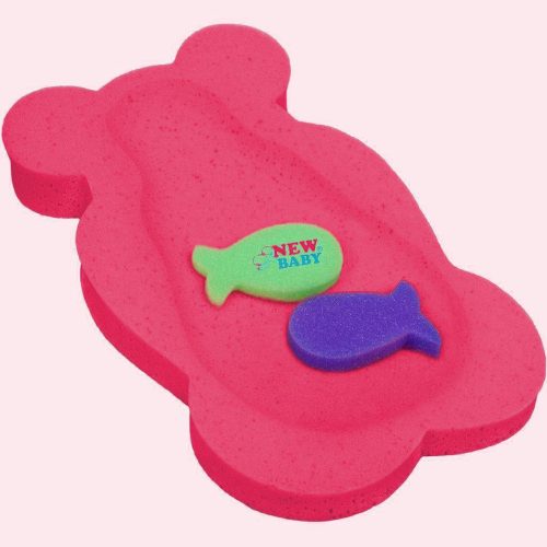 New Baby kádbetét szivacs Maxi piros medve|8596164090206