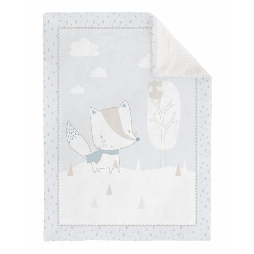 Kikkaboo takaró polar/sherpa kétoldalas 110x140cm Kisróka|3801103021407