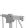 Lionelo ajtórács fém Truus 75-105 cm szürke|5902581657374