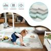 Kinderkraft szivacspuzzle szõnyeg - Luno Shape 30db menta-szürke|5902533919321
