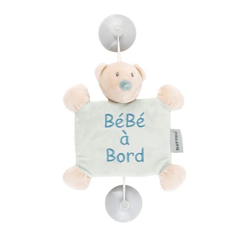 Nattou Baby on Board plüss Romeo, Jules and Sally - Jules, a medve|5414673950299