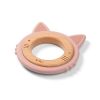 BabyOno rágóka - fa/szilikon cica 1076/02|5901435413517